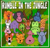 RUMBLE IN THE JUNGLE STORY TEACHING RESOURCES EYFS KS 1-2 