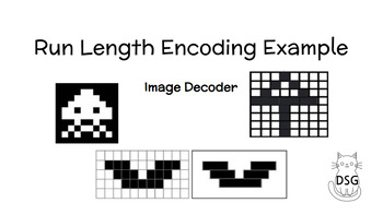Preview of RUN LENGTH ENCODING: PIXEL ART (MODELING FOR WHITEBOARD, PROJECTOR, ETC.)