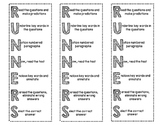 RUNNERS Bookmarks & Interactive Notebook Note Page