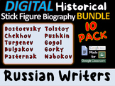 RUSSIAN WRITERS STICK FIGURE BUNDLE: TOLSTOY, DOSTOEVSKY, 