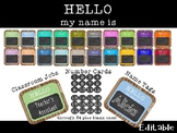 RUSTIC Hello my name is tags...they are perfect for name t