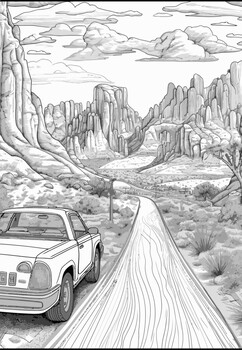 rv road trip coloring book