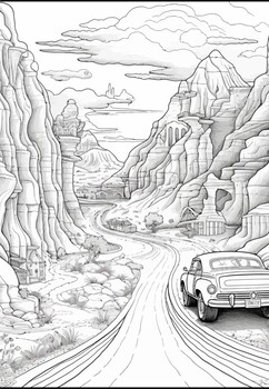 rv road trip coloring book