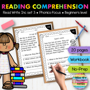 Preview of RWI Set 3 Phonics Reading Comprehensions: Boosting phonics and understanding
