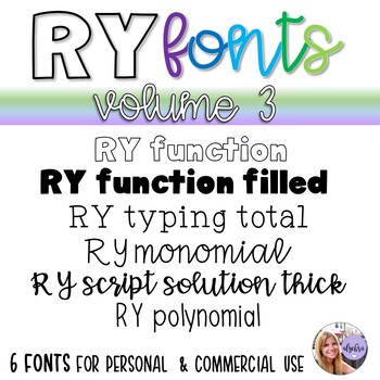 Preview of RY Fonts - Volume 3