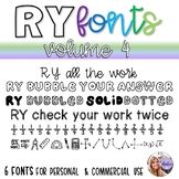 RY Fonts - Volume 4