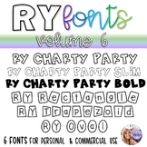RY Fonts - Volume 6