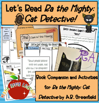Preview of Ra the Mighty Cat Detective Book Companion and Novel Study