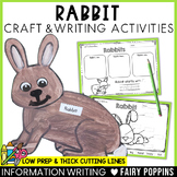 Rabbit Craft & Writing | Forest Animals, Woodland Animals