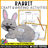 Rabbit Craft & Writing | Pets Unit, Vet Clinic Activities