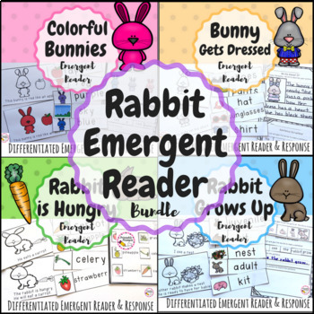 Preview of Rabbit Emergent Readers Bundle
