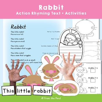 Preview of Rabbit Finger Play Action Rhyme