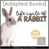 Rabbit Life Cycle Adapted Book [ Level 1 and 2 ] Life Cycl