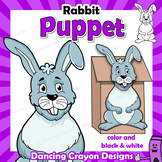 Puppet Rabbit Craft Activity | Printable Paper Bag Puppet 