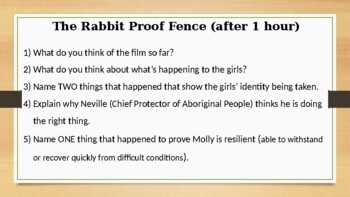 Preview of Rabbit Proof Fence