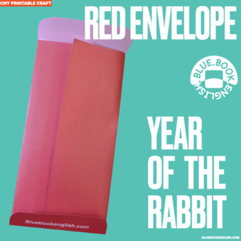 Rabbit Red Envelope Craft, Chinese Zodiac, Chinese New Year 2023, Rabbit  Craft