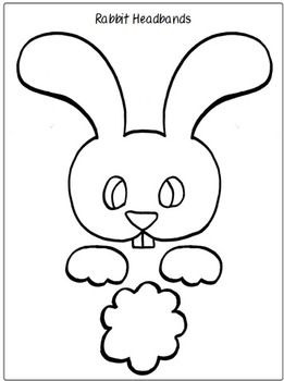 Rabbit and Bunny Crafts, Literacy and Math Centers by Crafting Education