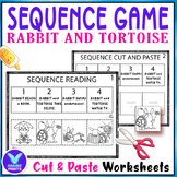 Rabbit and the Tortoise Sequence Game Worksheets - Write, 