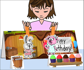 Preview of Rabbit's Birthday Complete Puppet Show