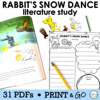 Preview of Rabbit's Snow Dance | Native American | Iroquois Fable