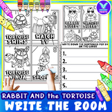 Rabbit & the Tortoise Write the room / Writing Vocab Liter