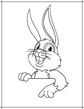 Rabbits Everywhere/25 Coloring Pages Plus/Cute Rabbits to Color/Funny ...