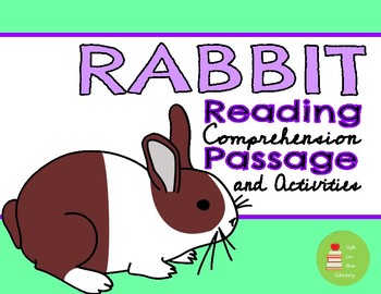 Preview of Rabbits Nonfiction Informational Reading Comprehension Passage & Questions