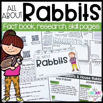 Preview of Rabbits | Rabbits nonfiction text | Spring Animals