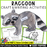 Raccoon Craft & Writing | Forest Animals, Woodland Animals