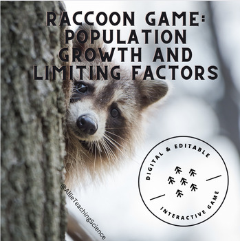 Preview of Raccoon Game: Population Growth and Limiting Factors