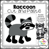 Raccoon Craft Forest Zoo Woodland Animals Craft Activities