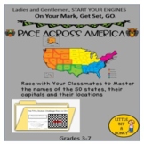 Race Across America! Know Your 50 States to Win!