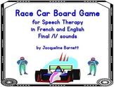 Race Car Board Game in French and English- final /l/ sound