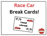 Race Car Break Cards