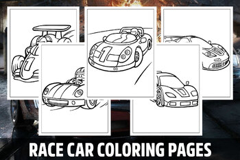 boy car coloring pages