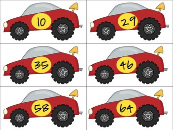 Race Car Math Games (addition, Subtraction, Place Value) 