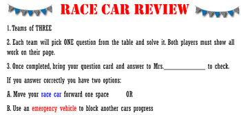Preview of Race Car Review - Smart Notebook File