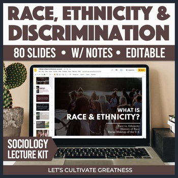 Preview of Sociology Race Ethnicity Racism Discrimination PPT Slides Lecture