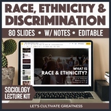 Sociology Race Ethnicity Racism Discrimination PPT Slides Lecture