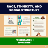 Race, Ethnicity and Social Structure (Presentation + Worksheet)