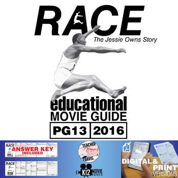 Preview of Race (Jessie Owens Story) Movie Guide | Questions | Worksheet (PG13 - 2016)