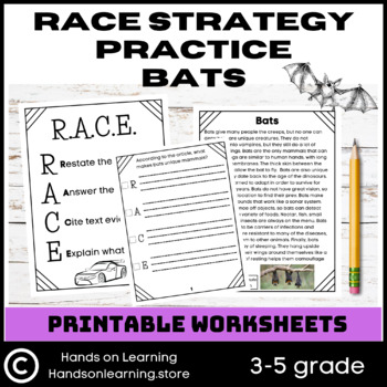 Preview of Race Strategy Practice Bats