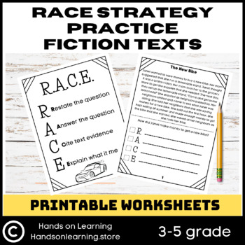 Preview of Race Strategy Practice Worksheets