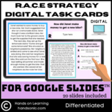 Race Strategy Task Cards for Google Slides