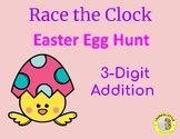 Race The Clock - Easter Egg Hunt - 3 Digit Addition