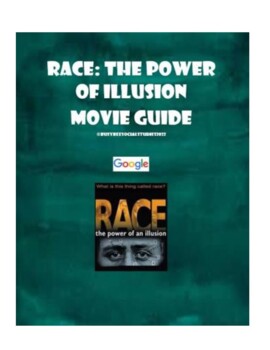 Preview of Race:  The Power of Illusion Episode 1 SELF-GRADED GOOGLE FORM Social Construct