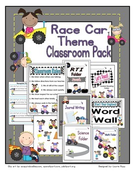 Preview of Race Track Classroom Start-Up Pack
