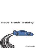 Race Track Tracing: A printable tracing activity for kids!