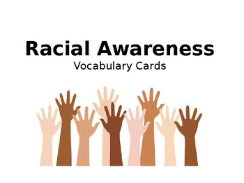 Preview of Race Vocabulary Cards