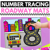 Number Formation Center | Number Road Tracing Mats for Pre